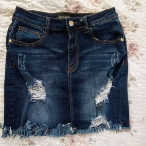 Denim skirt